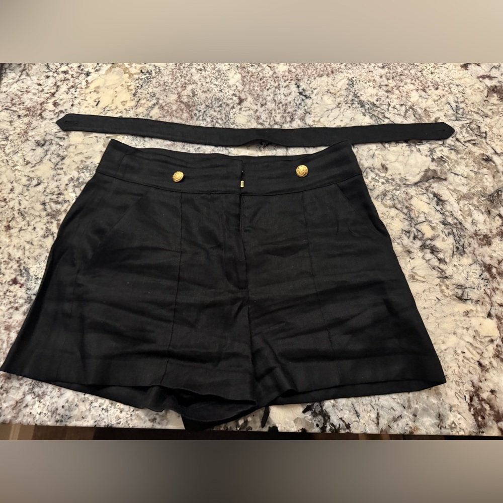 Veronica Beard Pocket High Waisted Shorts